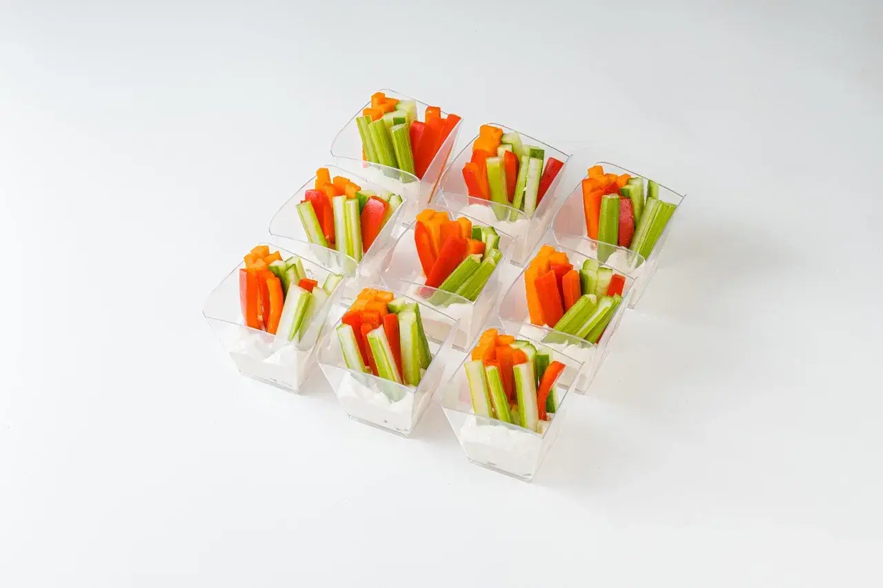 Набор Палочки овощные 9 шт с соусом Цезарь