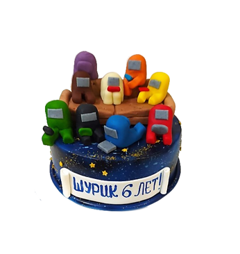 Торт заказной Амонг Ас