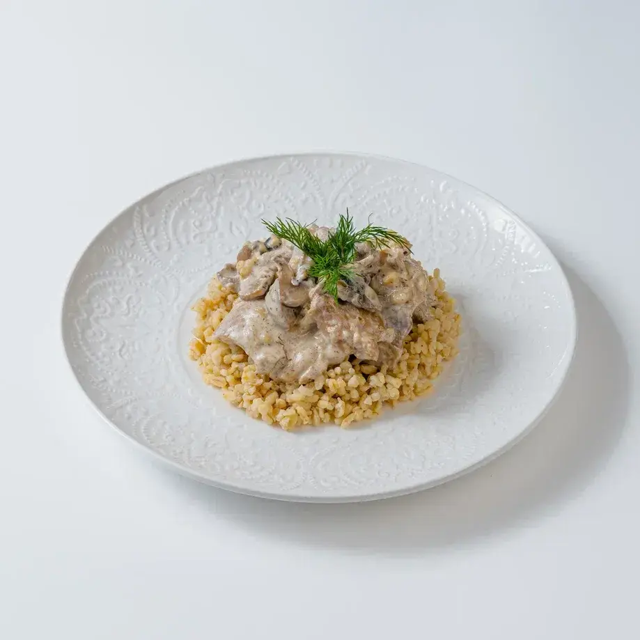 Фрикассе с булгуром