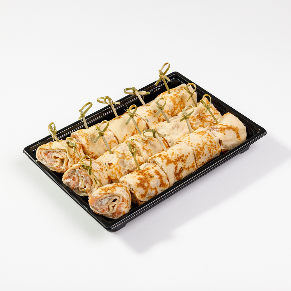 Блин-ролл с лососем (15шт)