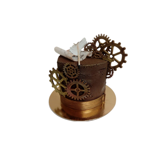 Торт заказной в стиле стимпанк